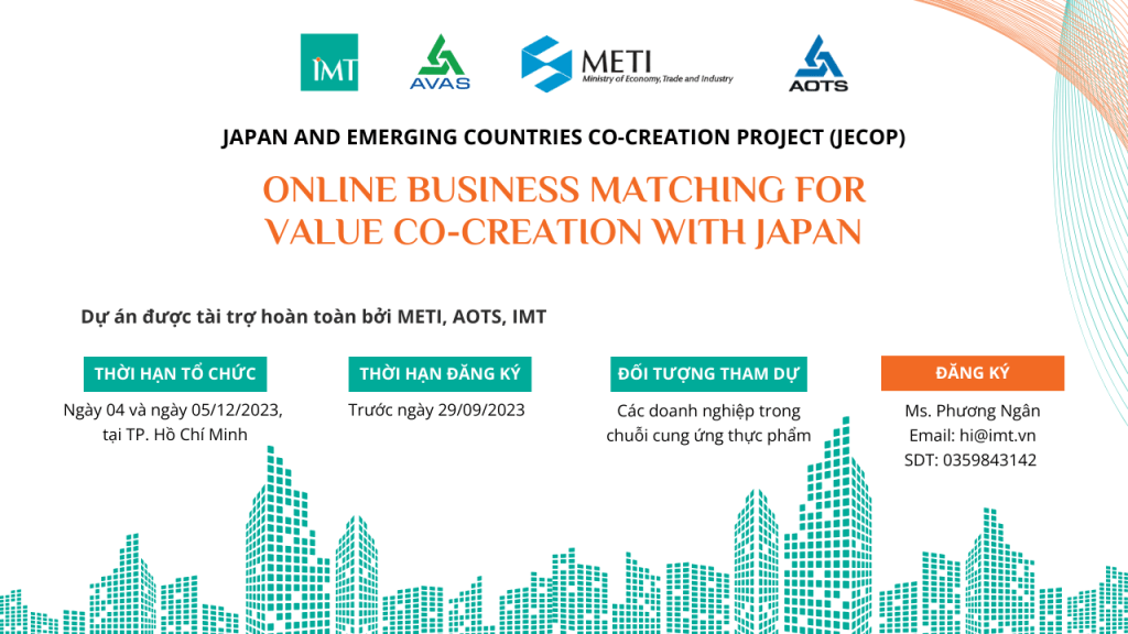 JECOP Kết nối kinh doanh trực tuyến để đồng sáng tạo giá trị với Nhật Bản